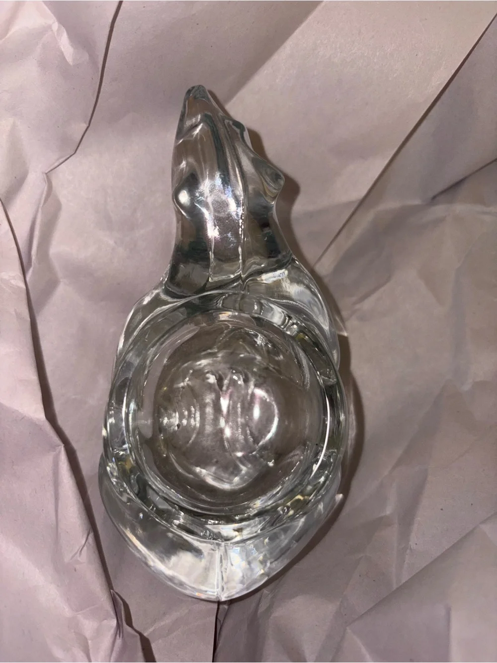 Vtg Indiana Glass Accents | Indiana Glass Co. Polar Bear Candle Tea Light Holder